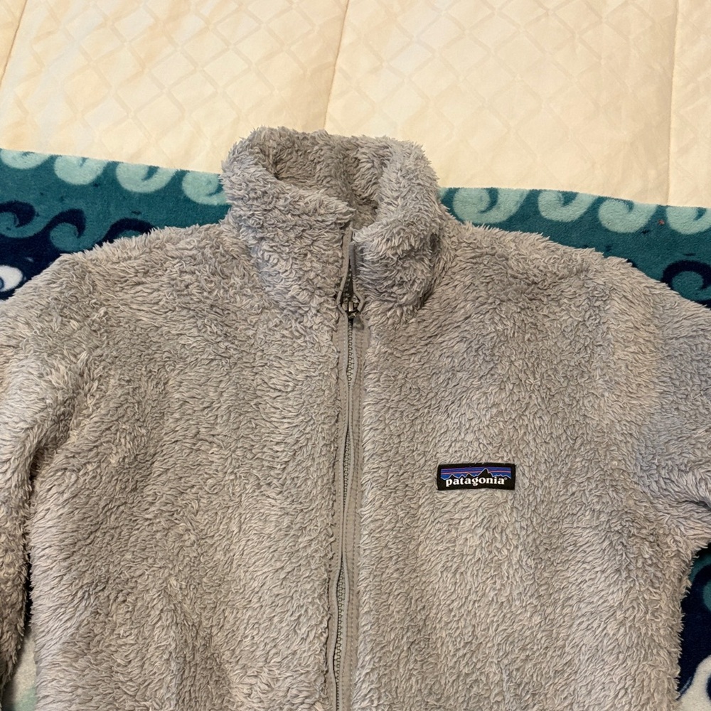 Patagonia Soft Gray Sherpa Jacket